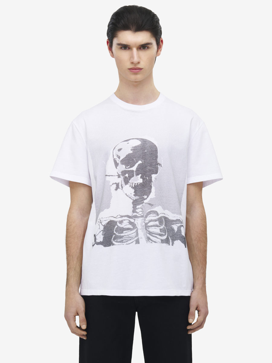 ALEXANDER MCQUEEN - Skeleton T-shirt - Item 839222QTADV0710